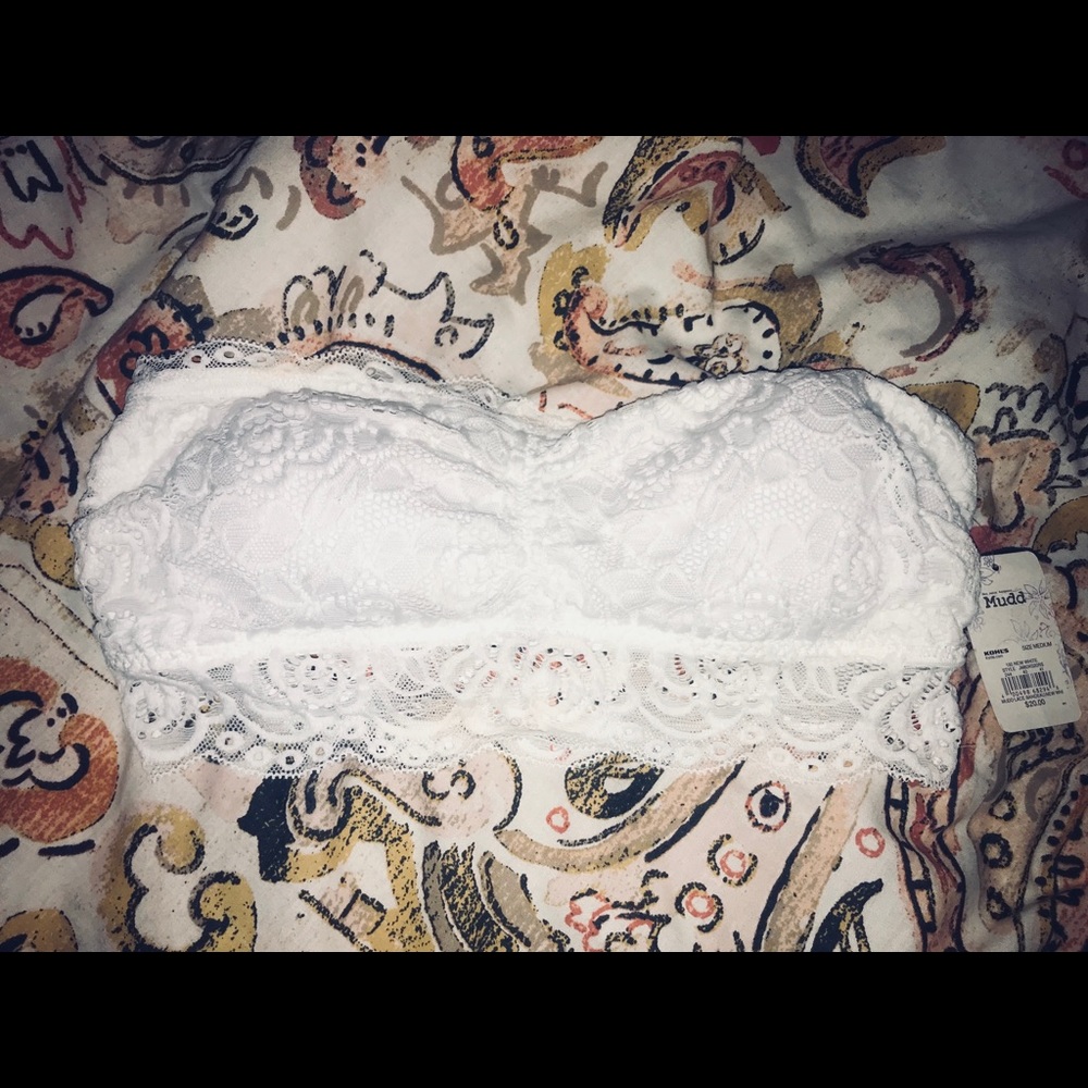 White Lace bralette NWT